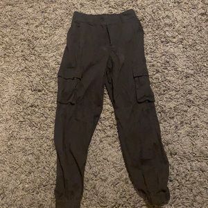 XS black joggers, forever 21